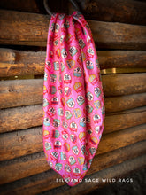 Load image into Gallery viewer, Hot Pink Rodeo back number wild rag