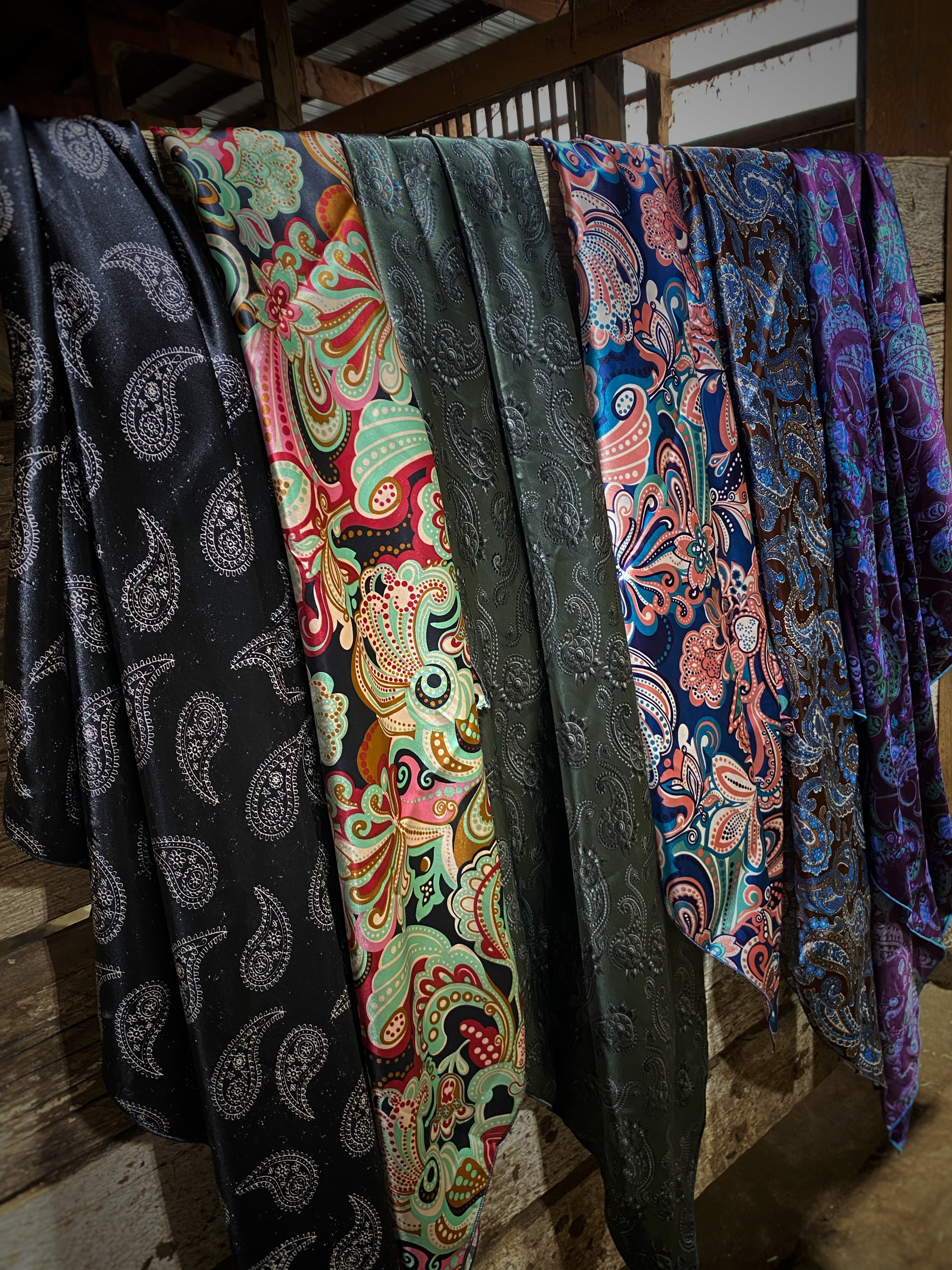 Nature Rags Paisley Wild Rags – Silk and Sage Wild Rags