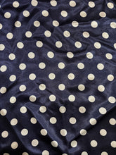 Load image into Gallery viewer, Navy with white polka dots
