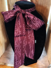 Load image into Gallery viewer, A Little Bit of Boot Stitch Burgundy Twilly
